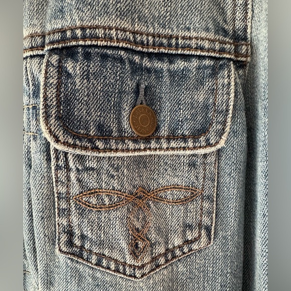 Ralph Lauren Jeans Co. Western Jacket Cowgirl Embroidery Darts Feminine Classic - Picture 10 of 16